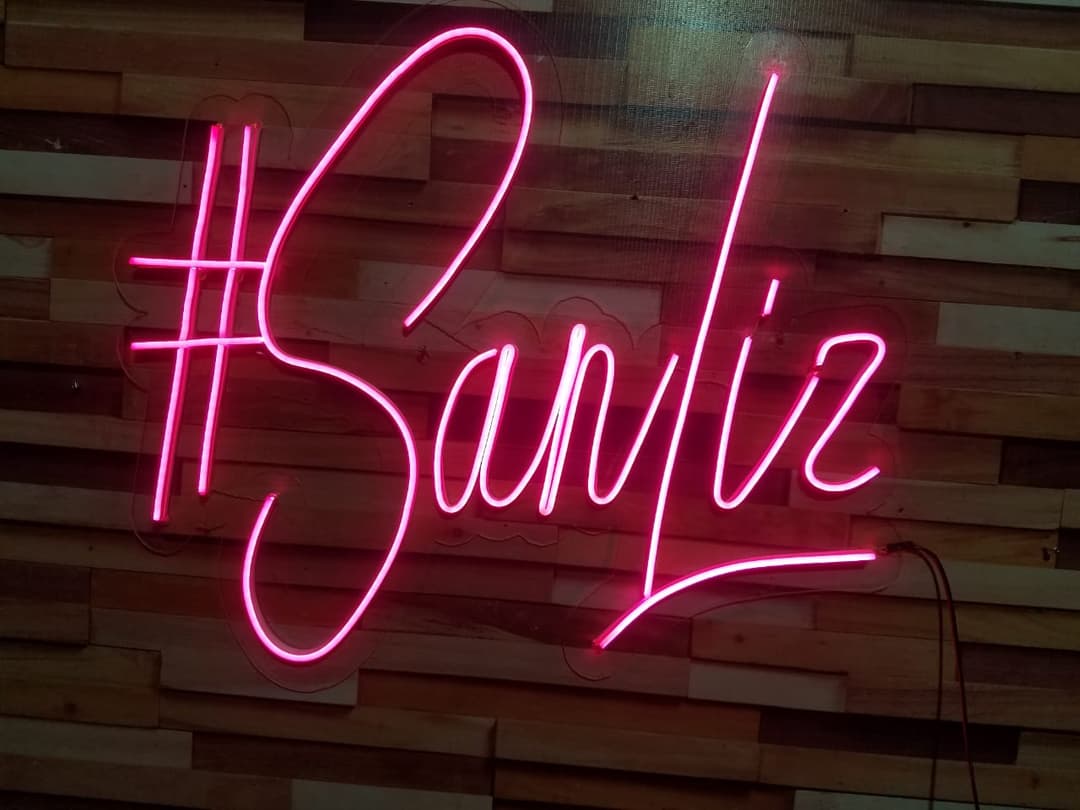 #Hashtag Personalized Neon Sign