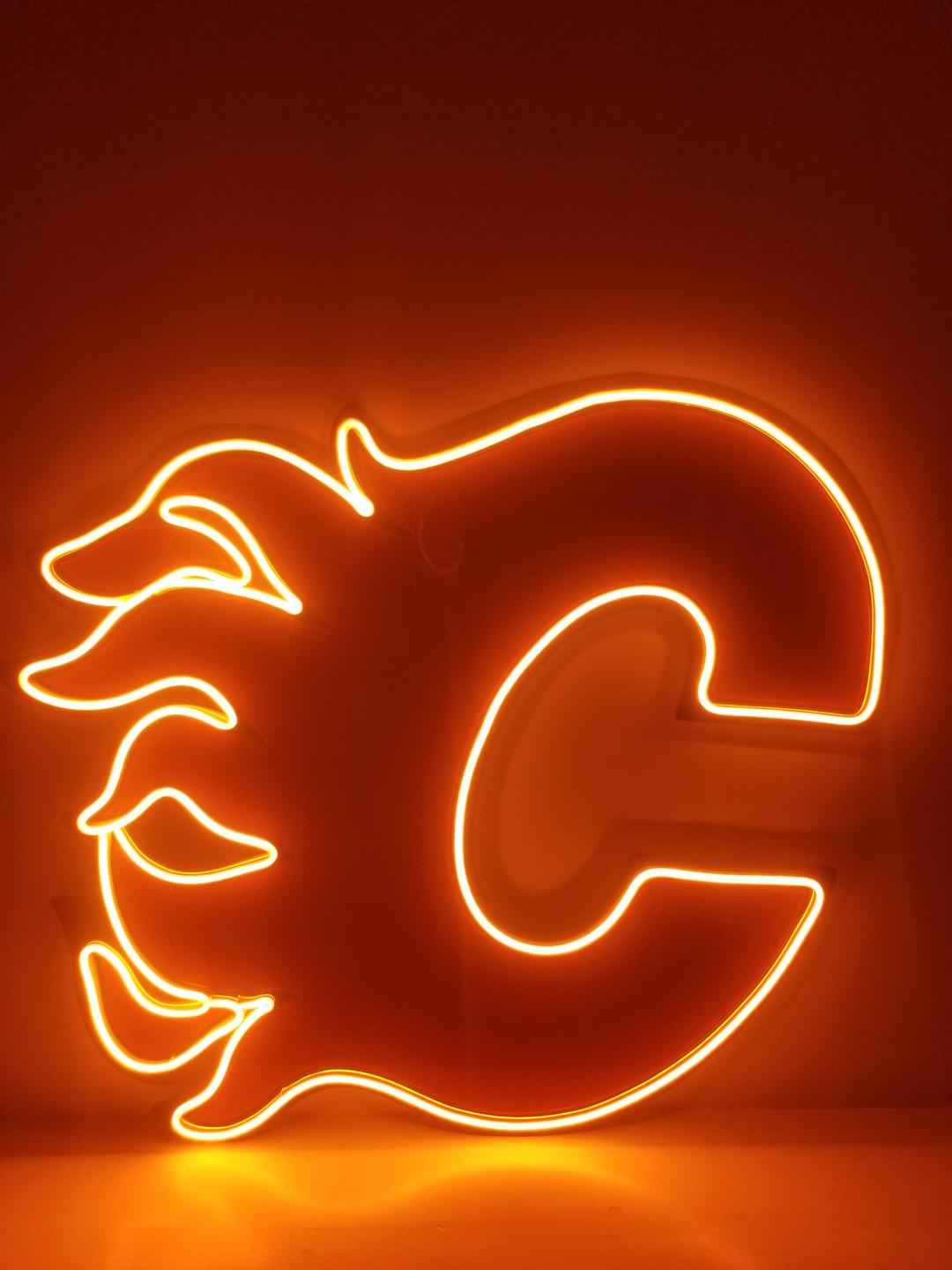 Calgary Flames (Sports Neon Sign)