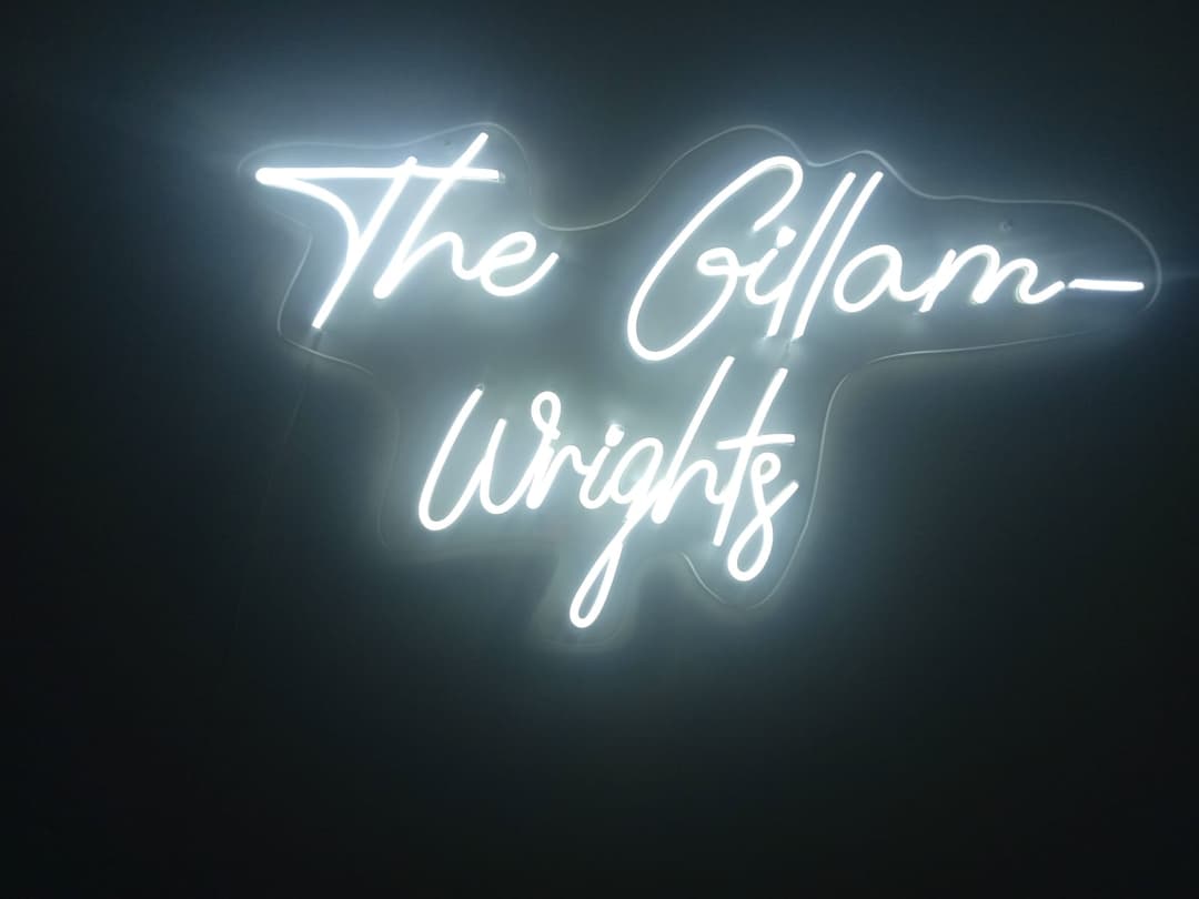 The Gillam-Wrights (Personalized Neon Sign)